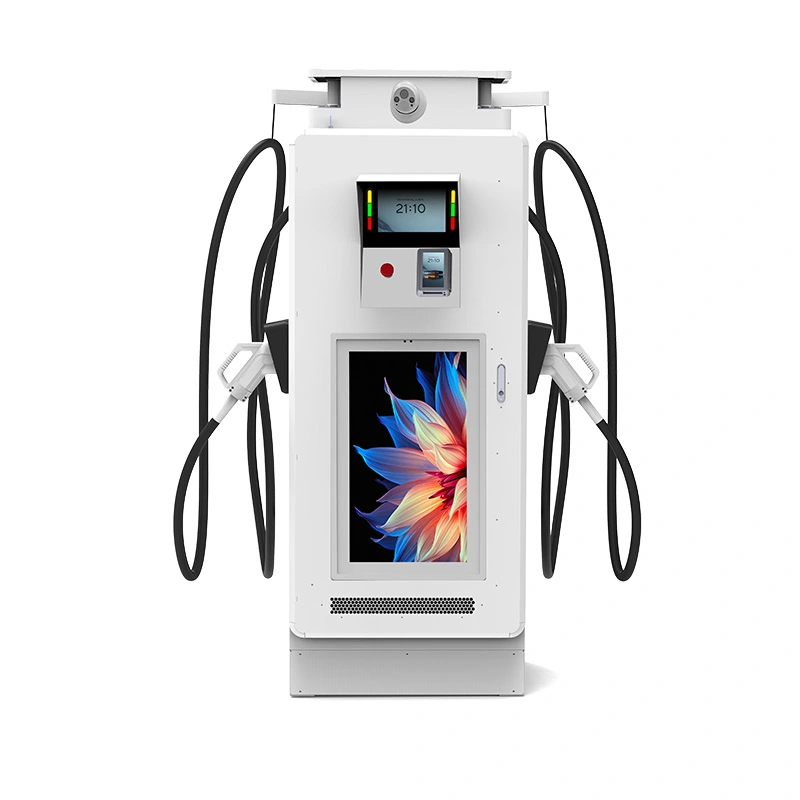 120kW Commercial DC EV Charger with Digital Display for Public Stations
